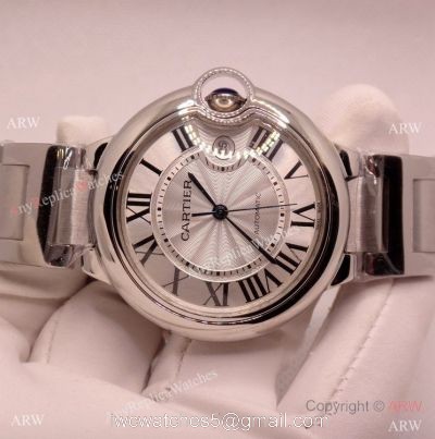 Cartier Ballon Bleu Replica Watch Silver Steel Automatic or Quartz Movement