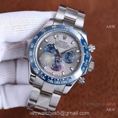 2022 New Swiss Quality Rolex Daytona Citizen 8215 Watch Blue Bezel 904l Stainless Steel