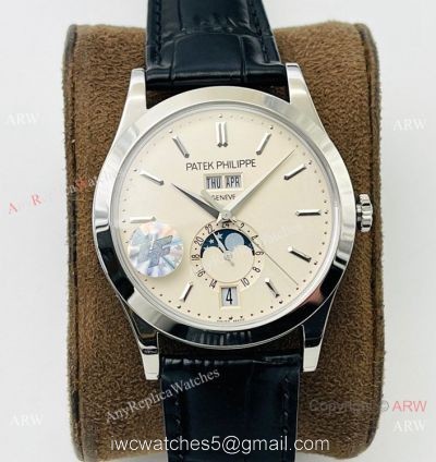 ZF Patek Philippe Calatrava Perpetual Calendar Cal 324 S QA LU 24H 303 Watch