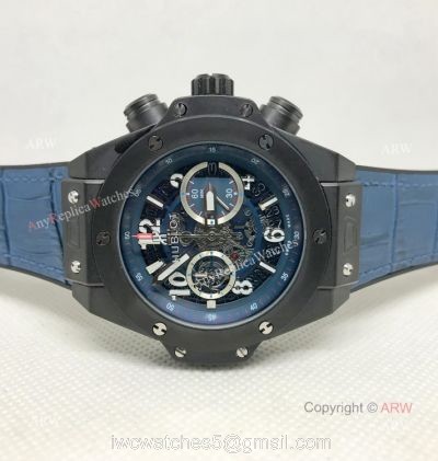 Best Copy Hublot Big Bang Unico Chronograph Watch Black Case