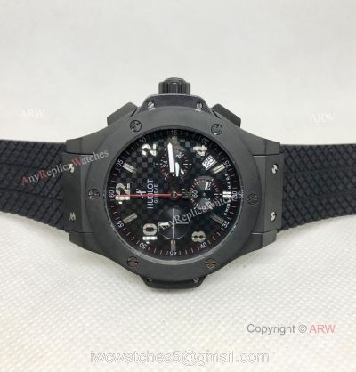 Best Copy Hublot Big Bang Chronograph Watch Red Markers Black Case