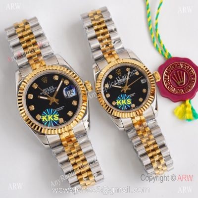 Replica ROLEX Datejust 2-Tone 28mm/36mm Citizen 8215 Watch