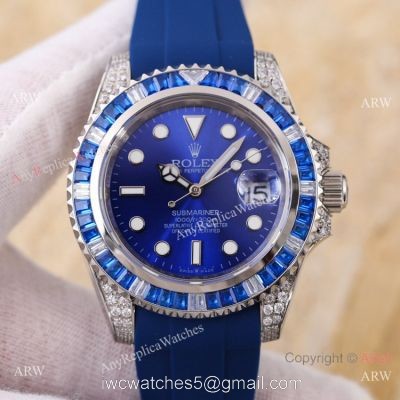 Swiss Quality Rolex Submariner Citizen 8215 Watch Bucherer Blue Dial