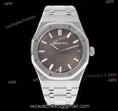 15500 AP Royal Oak ZF Factory Clone Watch With Grey Dial For Men