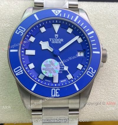 ZF Factory Tudor Pelagos Titanium Automatic Blue Dial Mens Watch Cal.2824 Movement