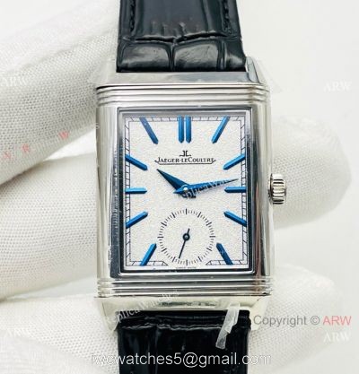 (ANF ) Grade 1A Replica Jaeger-LeCoultre Reverso Classic Large Duoface Small Second Watch 29mm White Dial