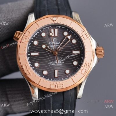 Swiss Quality Omega Seamaster Nekton Edition Diver 300m Watch Two Tone Rose Gold