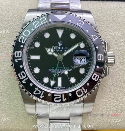 (JVS) Rolex GMT Master II 116710ln Watch JVS Factory 3186 Movement 904l Stainless Steel