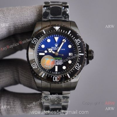 Swiss Quality Rolex Deepsea Solid Black 44mm Watch Citizen 8215 Movement