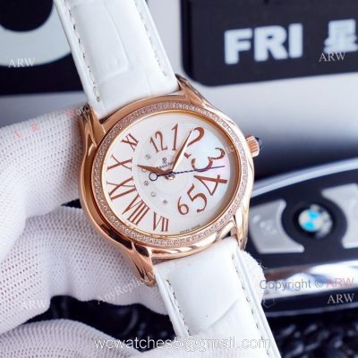 Swiss Replica Rose Gold Audemars Piguet Millenary Diamonds AP Millenary For Women Watch