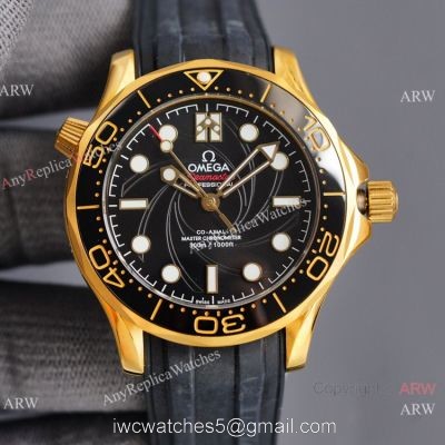 Swiss Quality Omega James Bond Limited Edition 300m Watch Citizen 8215 Rubber Strap
