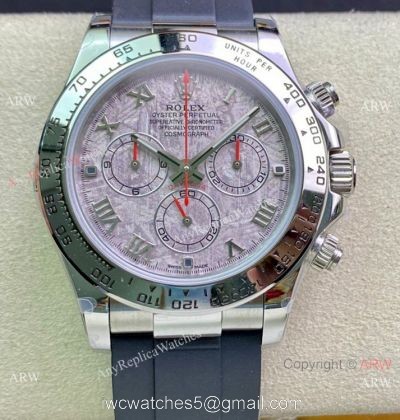Swiss Grade Rolex Daytona Meteorite Dial with Roman Markers Watch 7750 Movement