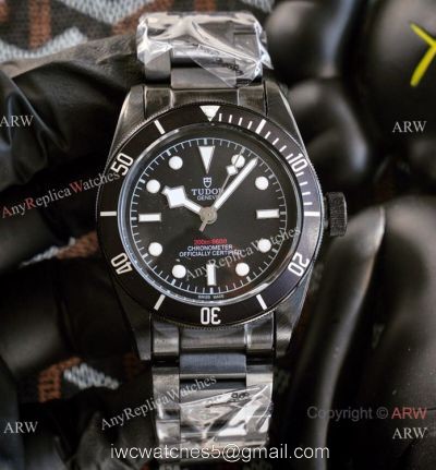 Vintage Tudor Heritage Replica Watch Solid Black Automatic 42mm