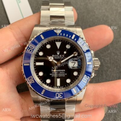 (JVS) Swiss Clone Rolex Submariner 126619lb JVS Swiss 3235 Watch Blue Ceramic 41 mm