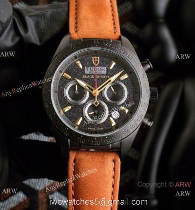 New! Copy Tudor Fastrider Black Shield chronograph Watches Men Size