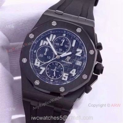 Replica Audemars Piguet All Black Watches  Royal Oak Offshore Chronograph