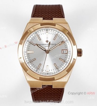 Grade 1A Copy Vacheron Constantin Overseas Ultra-thin 8F Swiss 9015 Watch Rose Gold