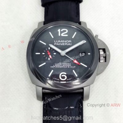 New Panerai Luminor Luna Rossa Gmt 42mm Pam1096 Watch Carbotech Case