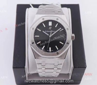 1:1 OM Factory New Upgraded Audemars Piguet Royal Oak 41mm Black Dial Swiss Replica Watches