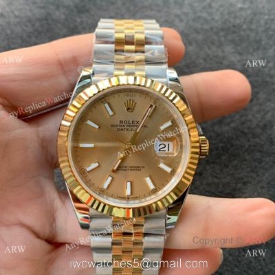 (JVS Factory) Rolex DateJust II  72hrs Power Reserve Watch JVS New 3235 Movement 904l Two Tone