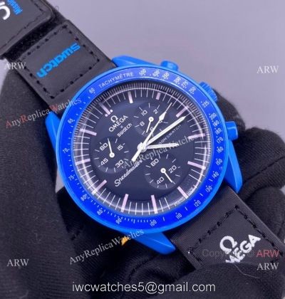 2022 New! Swatch x Omega Bioceramic Moonswatch Mission to Neptune watch Quartz