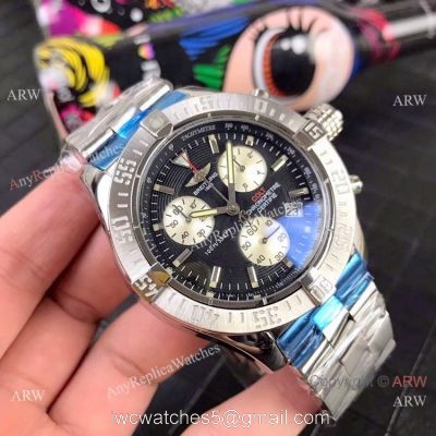 High Quality Breitling Colt Stainless Steel Black Dial Watches 45mm