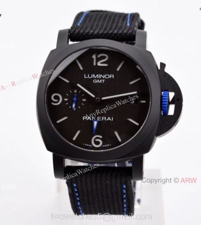 2021 New! VSF Swiss Panerai Luminor GMT Bucherer Blue PAM 1176 Watch Ceramic Case