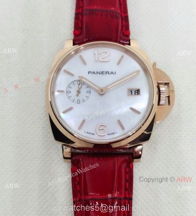 Clone Panerai Luminor Due PAM01280 Watch 38mm Rose Gold