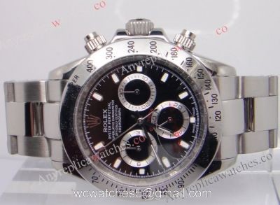 High Quality Rolex Daytona Stainless Steel Black High Quality Rolex Replica watch