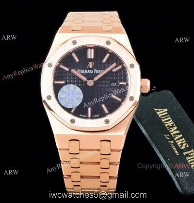 JF Swiss Audemars Piguet Lady Royal Oak 67650 Dark Blue Dial Watch 33mm
