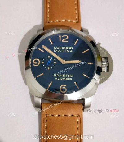 Replica Officine Panerai Pam1312 Luminor Marina Watch Black Dial 44mm